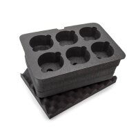NANUK® Cases Schaumstoffeinlage 6 Objektive für...