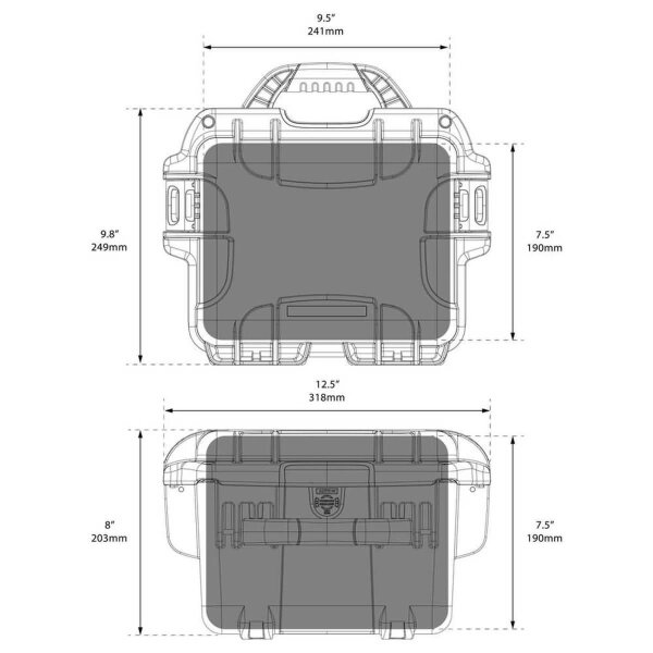 NANUK® Cases Koffer 908 in verschiedenen Farben und Ausführungen